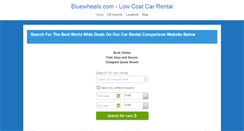 Desktop Screenshot of bluewheels.com